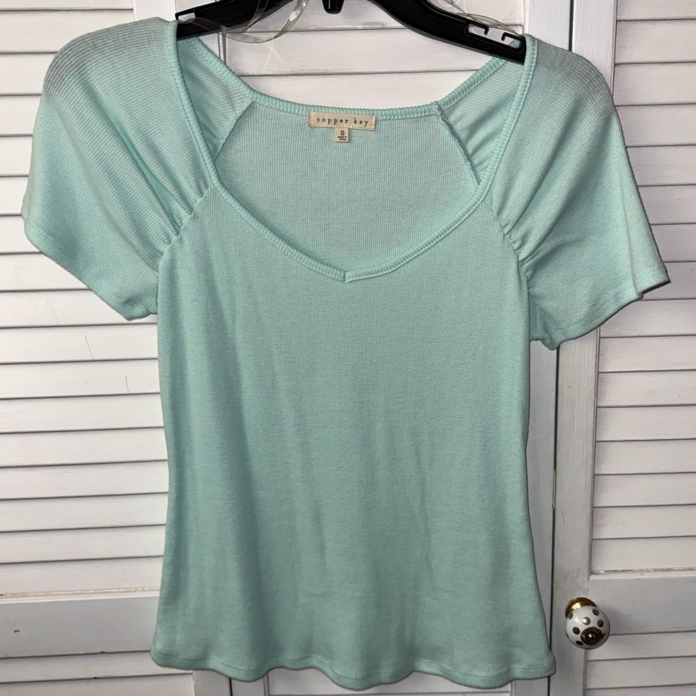 Copper Key Juniors light blue shirt, Small